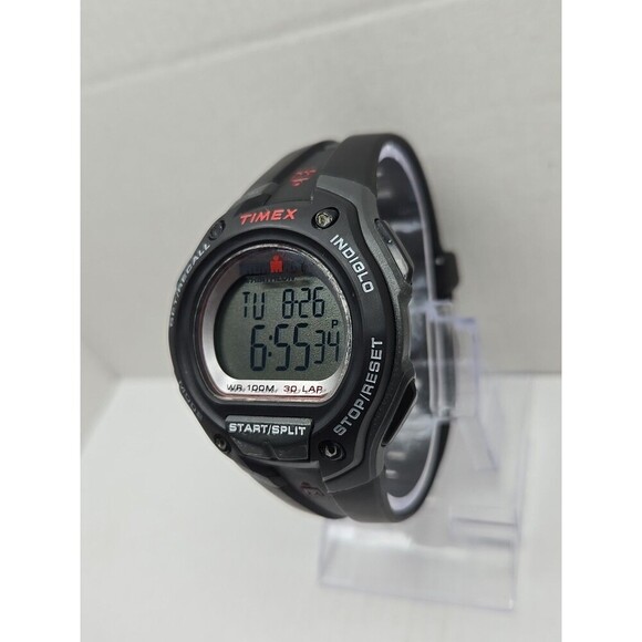 Timex Ironman Classic 30 Lap Watch 45mm Indiglo WR100M New Battery Quartz Mens - Picture 2 of 11